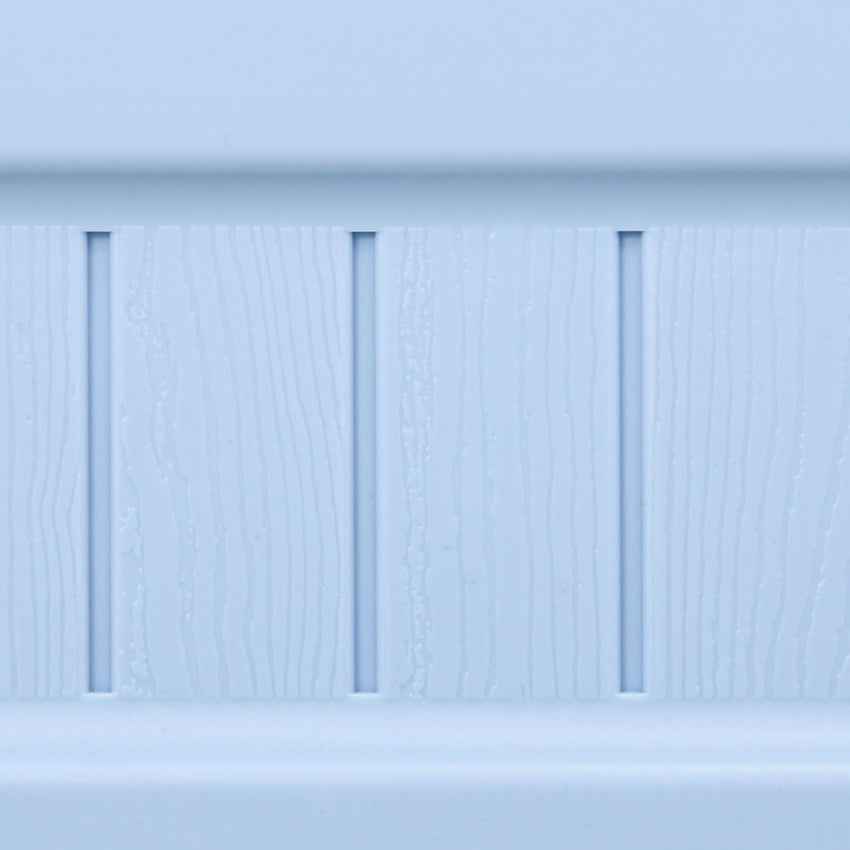 Kids Outdoor Sandbox with Cover, Seat Board for Backyard, Light Blue, 72" x 41.25" x 8.75"