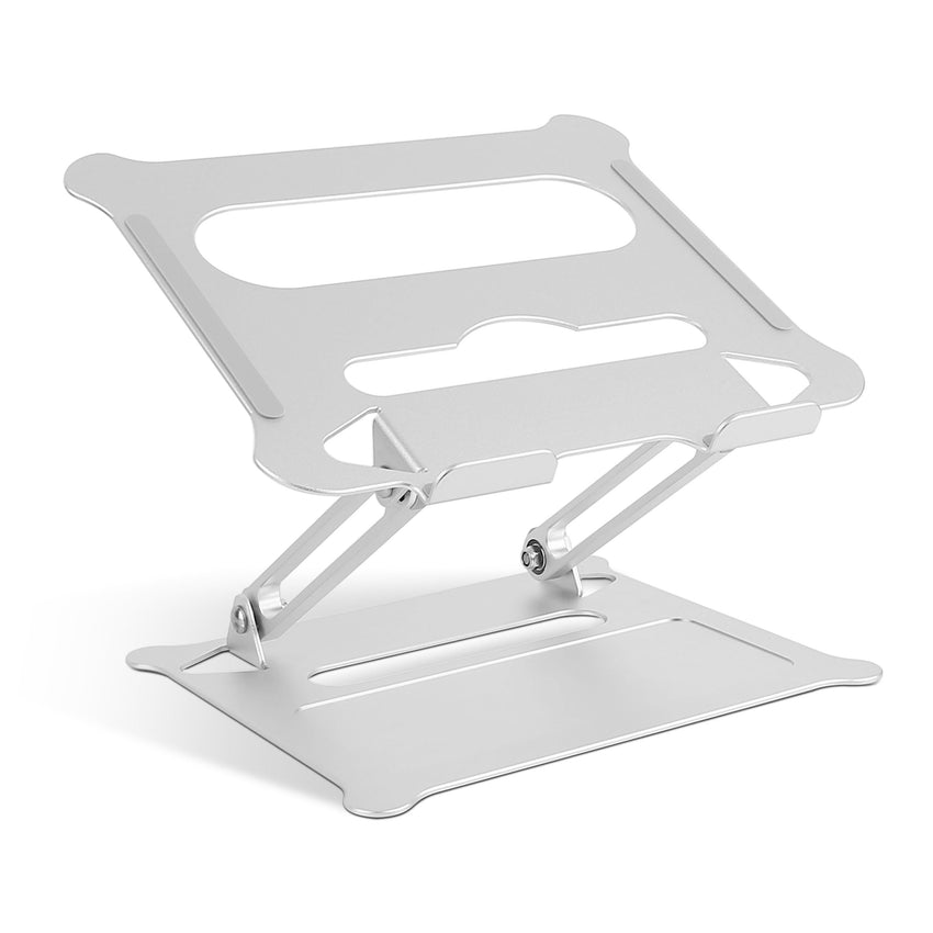 Laptop Stand Aluminum Angle Adjustable Computer Ergonomic Holder Riser Heat Vent Notebook Elevator For 10in-17in MacBook Pro 13 / 15