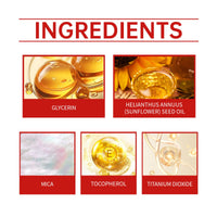 Eelhope Lip Glaze, Moisturizing And Hydrating, Easy To Color, Not Easy To Stick Cup Long-Lasting Portable Lipstick Glaze