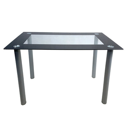 [Replace D0102H26NXG] 110cm Dining Table Tempered Glass Dining Table