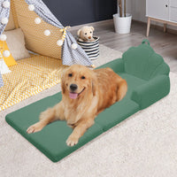 Shell-Shaped Convertible Dog Bed Sofa (22.8"x18.8"x15.7"): 2-in-1 Pet Bed & Couch With Machine-Washable Cover, Stylish Colors For Small/Medium/Large Dogs & Cats