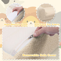 Shell-Shaped Convertible Dog Bed Sofa (22.8"x18.8"x15.7"): 2-in-1 Pet Bed & Couch With Machine-Washable Cover, Stylish Colors For Small/Medium/Large Dogs & Cats