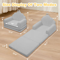 Shell-Shaped Convertible Dog Bed Sofa (22.8"x18.8"x15.7"): 2-in-1 Pet Bed & Couch With Machine-Washable Cover, Stylish Colors For Small/Medium/Large Dogs & Cats