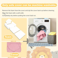 Shell-Shaped Convertible Dog Bed Sofa (22.8"x18.8"x15.7"): 2-in-1 Pet Bed & Couch With Machine-Washable Cover, Stylish Colors For Small/Medium/Large Dogs & Cats