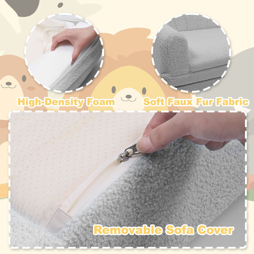 Shell-Shaped Convertible Dog Bed Sofa (22.8"x18.8"x15.7"): 2-in-1 Pet Bed & Couch With Machine-Washable Cover, Stylish Colors For Small/Medium/Large Dogs & Cats