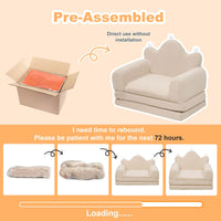 Tiara-Shaped Convertible Dog Bed And Sofa - 22.8"×18.8"×15.7" - 2-in-1 Luxurious Pet Bed With Plush Cushion And Machine-Washable Cover, Stylish Colors For Small/Medium/Large Dogs Or Cat