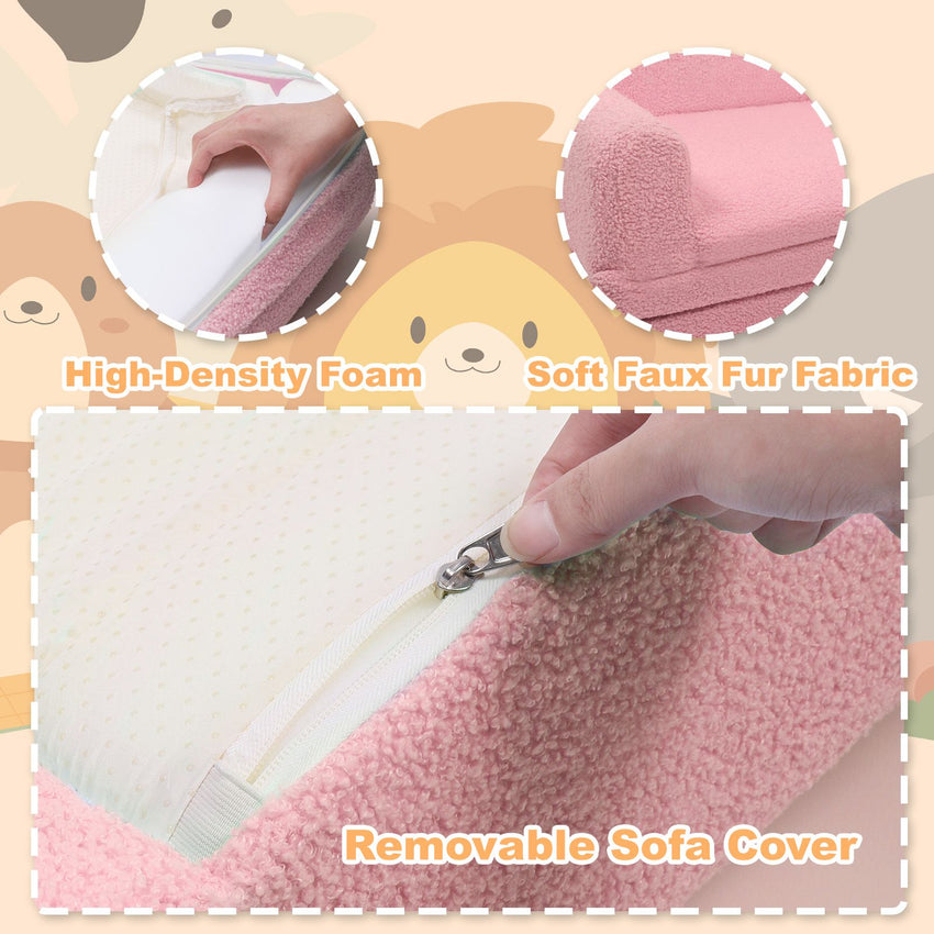 Tiara-Shaped Convertible Dog Bed And Sofa - 22.8"×18.8"×15.7" - 2-in-1 Luxurious Pet Bed With Plush Cushion And Machine-Washable Cover, Stylish Colors For Small/Medium/Large Dogs Or Cat