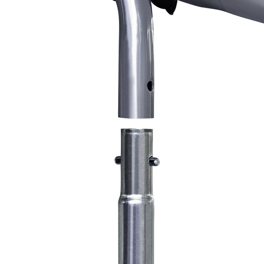 23' x 6.6' Large Chicken Coop with Weather-Resistant Cover for 12-14 Chickens, Silver