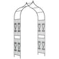 8.7FT Garden Arch Trellis, Outdoor Wedding Arbor for Ceremony with Scrollwork Design for Climbing Roses, Vines and Plants