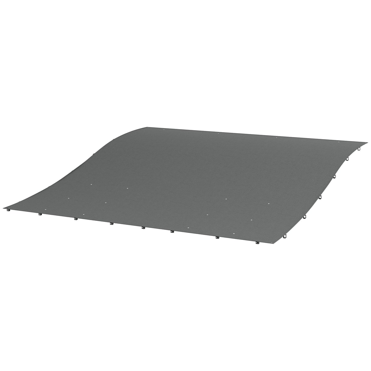 Pergola Canopy Replacement, Pergola Shade Cover for 10' x 10' Pergola (84C-038 Series), Dark Grey