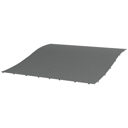 Pergola Canopy Replacement, Pergola Shade Cover for 10' x 10' Pergola (84C-038 Series), Dark Grey