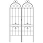 2 Pcs Garden Trellis for Climbing Plants, Outdoor Metal Trellis Plant Support Trellises for Patio, Lawn, Backyard