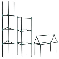 3 Pack Tomato Cage Set, 72 Inch DIY Tomato Plant Support Trellis, Tomato Trellis for Climbing Vegetables, Flowers and Fruits, Dark Green