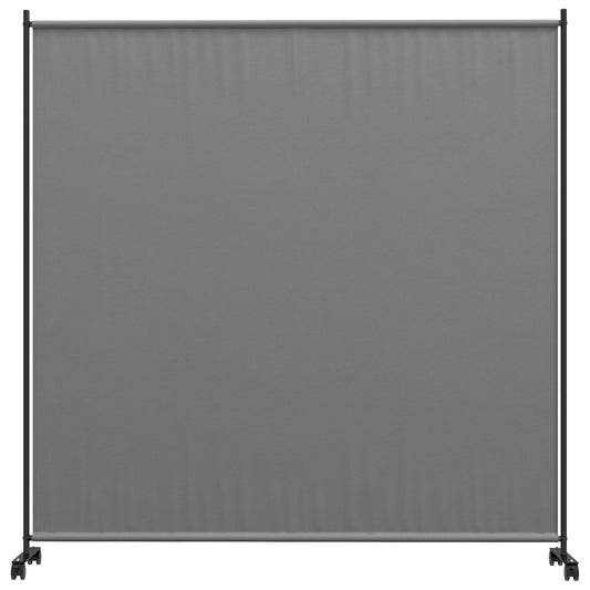 Outdoor Room Divider with Castor Wheels, Rolling Privacy Screen for Patio Backyard Pool Hot Tub, 6ft Tall