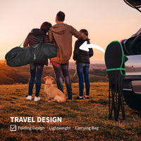 Foldable Camping Chair Padded Moon Saucer Chair with Carry Bag, Storage Pocket for Outdoor, Beach, Picnic, Hiking, Fishing, Travel