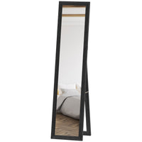 15" x 62" Full Length Mirror for Bedroom, Free Standing Dressing Mirror, Wall Mirror for Living Room, Black