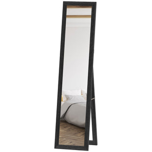 15" x 62" Full Length Mirror for Bedroom, Free Standing Dressing Mirror, Wall Mirror for Living Room, Black