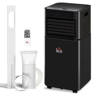 10000 BTU Portable Air Conditioner with Fan & Dehumidifier Mode, Quiet AC Unit with Remote Control, 24-Hour Timer, Black