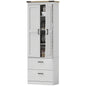 67" Tall Kitchen Pantry Storage Cabinet, Kitchen Pantry Cabinet with Doors, Drawers and Adjustable Shelves, Cream White