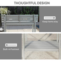 3 Piece Patio Bar Set with 43"H Bar Table and 2 Bar Stools, for Balcony, Backyard, Porch