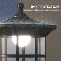 72" Solar Post Light, Cool White LED Outdoor Lamp, Waterproof IP44 for Patio, Garden, Backyard, Pathway, 2 Pack