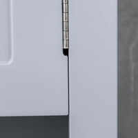 Bathroom Wall Cabinet, Medicine Cabinet, Over Toilet Storage Cabinet with Adjustable Shelf and 2 Doors for Hallway, Living Room, Gray