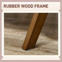 Cashmere Accent Chair Armchair with Wide Seat and Soft Padded Armrests for Reading, Bedroom, Cream White