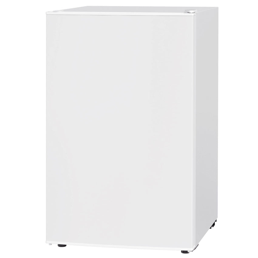 4.5 Cu Ft Mini Fridge with Freezer, Wheels, Single Door Refrigerator, Adjustable Thermostat, Reversible Door, White