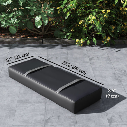 4PCS Patio Umbrella Base Weight Bag, Umbrella Stand Weights with Handles, 33 lbs with Sand Filling, Patio Umbrella Weights for Offset/Cantilever Umbrella Stand Base, Black