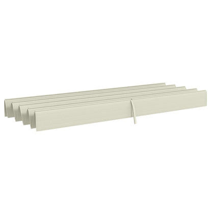 Pergola Canopy, Retractable Sun Shade Cover for 10' x 7' Pergola, UV30+ Protected, Cream White