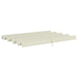 Pergola Canopy, Retractable Sun Shade Cover for 10' x 7' Pergola, UV30+ Protected, Cream White