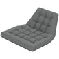 Outdoor Swing Cushion, Tufted Patio Cushion Replacement for Garden Chair Egg Chair, Indoor Outdoor Seat Cushion, Grey