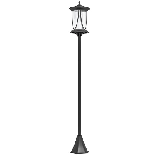 50" Solar Post Light, Cool White LED Outdoor Lamp, Waterproof IP44 for Patio, Garden, Backyard, Pathway