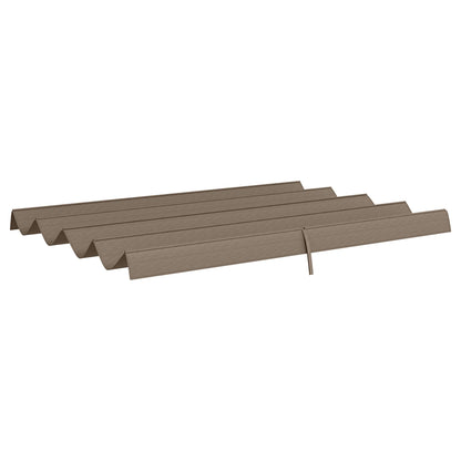 Pergola Canopy, Retractable Sun Shade Cover for 10' x 7' Pergola, UV30+ Protected, Coffee