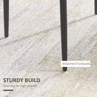 Modern Dining Chairs, Set of 4, High Back PU leather Upholstery and Metal Legs for the Living Room, Kitchen, Home Office, Grey