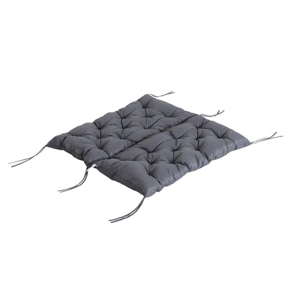 Porch Swing Cushion Garden Bench Cushion with Backrest, Non-Slip 2-seater Thick Pad, Swing Chair Mat Replacement for Indoor and Outdoor, 39.4" x 38.6", Dark Grey