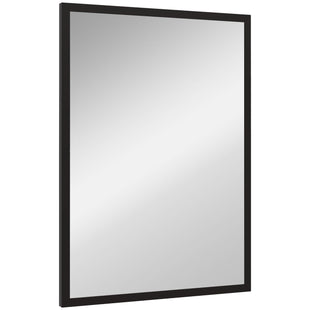 22" x 30" Bathroom Mirror for Wall, Rectangular Mirror for Living Room, Bedroom, Entryway, Black