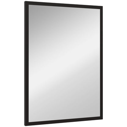 22" x 30" Bathroom Mirror for Wall, Rectangular Mirror for Living Room, Bedroom, Entryway, Black