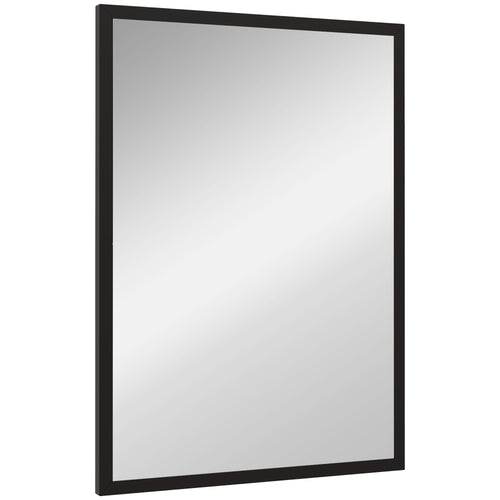 22" x 30" Bathroom Mirror for Wall, Rectangular Mirror for Living Room, Bedroom, Entryway, Black