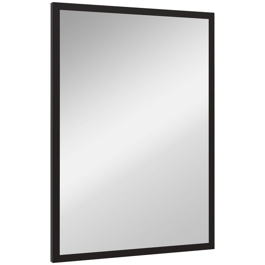 22" x 30" Bathroom Mirror for Wall, Rectangular Mirror for Living Room, Bedroom, Entryway, Black