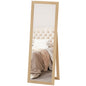 58" x 20" Floor Standing Mirror, Full Body Mirror for Bedroom, Living Room, Oak