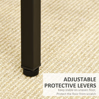 5 Pieces Industrial Rectangular Bar Table Set, Dining Table Set Breakfast Table with 4 Stools for Dining Room, Kitchen, Dinette, Rustic Brown