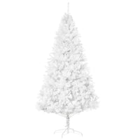 7ft White Christmas Tree Artificial Christmas Tree with 1230 Branch Tips and Metal Stand