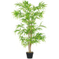 Artificial Bamboo Tree, 5ft Fake Tree with Realistic Leaf and Natural Trunk, Decorative Plant in Nursery