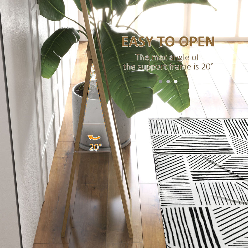 15" x 62" Full Length Mirror for Bedroom, Free Standing Dressing Mirror, Wall Mirror for Living Room, Oak