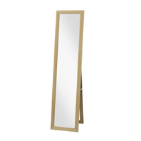 15" x 62" Full Length Mirror for Bedroom, Free Standing Dressing Mirror, Wall Mirror for Living Room, Oak