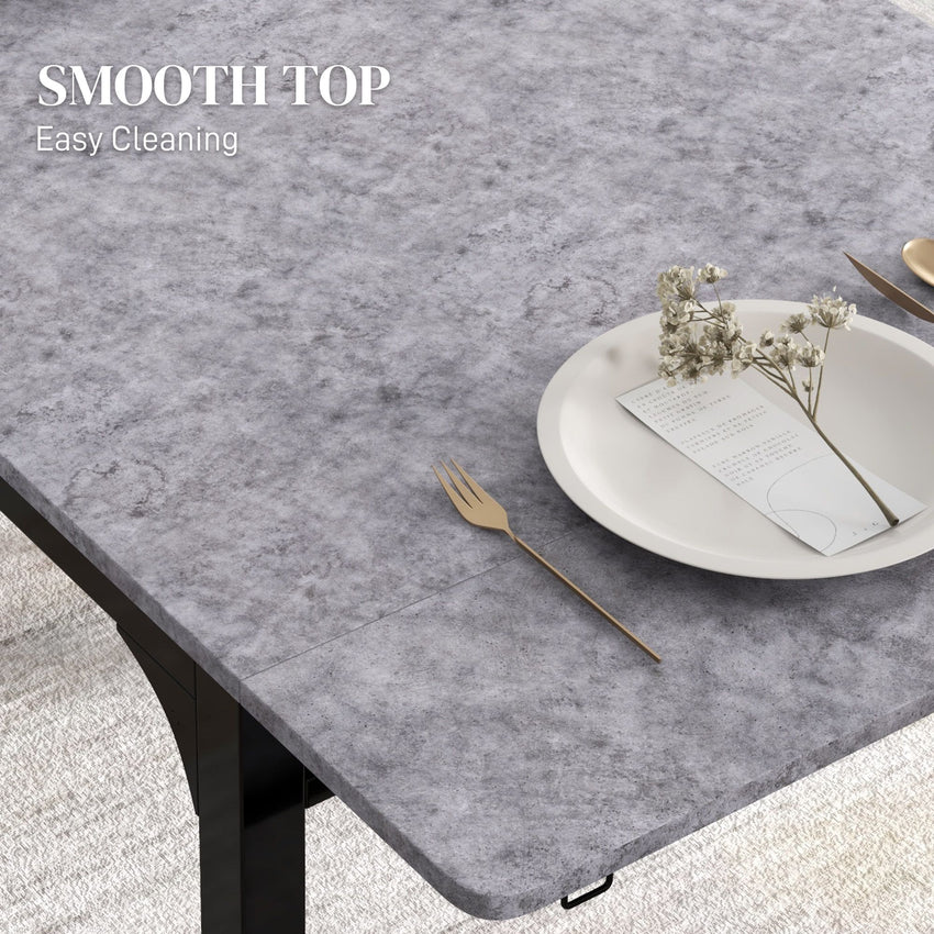 Foldable Dining Table Set for 2, Drop-Leaf Kitchen Table with 2 Chairs for Apartments, Studios, Natural Drop-leaf Dining Table Set Includes 2 Chairs