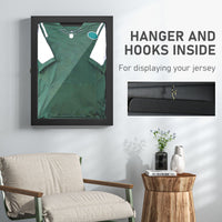 28" x 35" Hockey Jersey Frame, Jersey Shadow Box for Basketball Football Baseball, Black