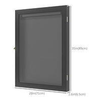 28" x 35" Hockey Jersey Frame, Jersey Shadow Box for Basketball Football Baseball, Black