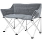 Double Camping Chair, Oversized Camping Loveseat for Adults, Heavy Duty Folding Camp Chair, Support 529 lbs